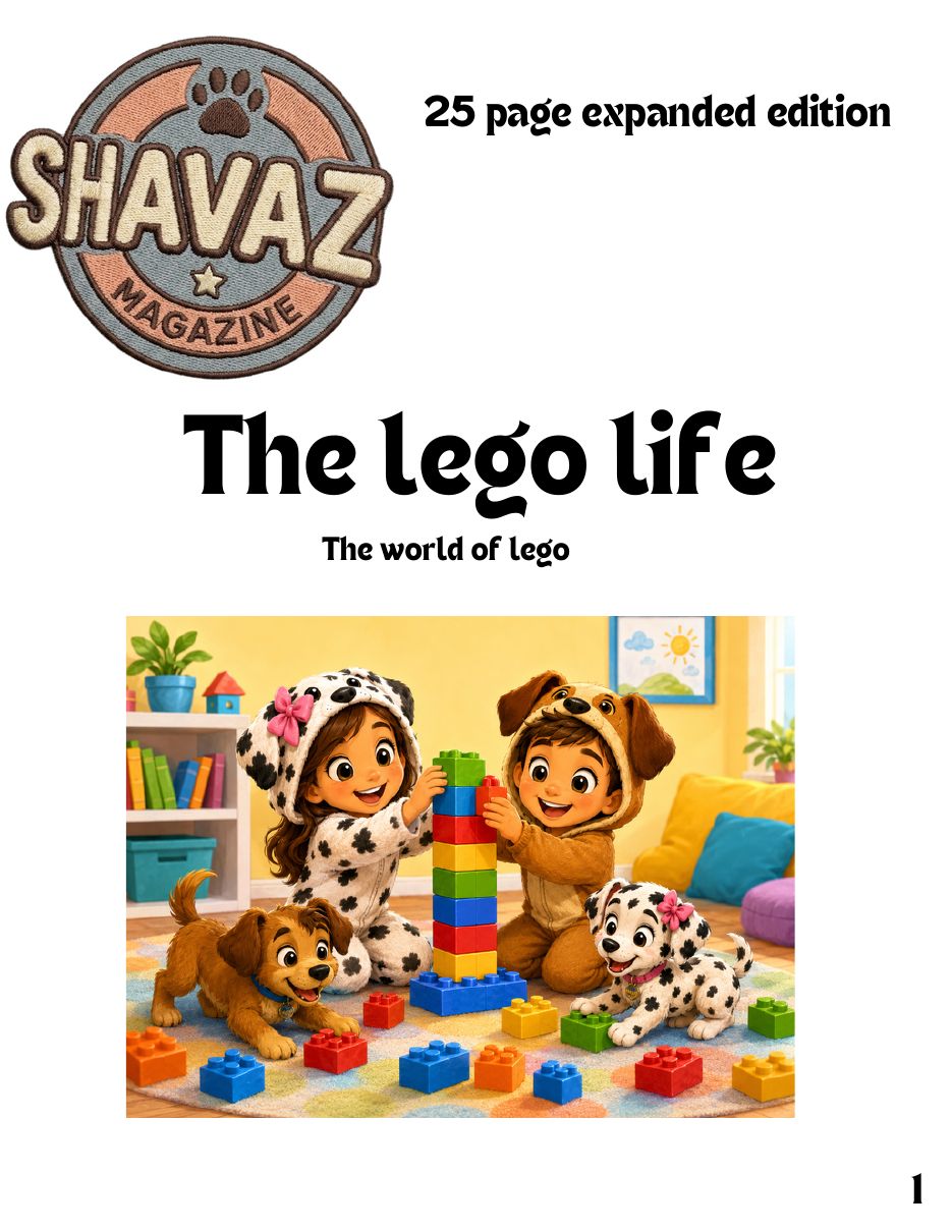 Cover of Vavaz issue 6: The Lego Life